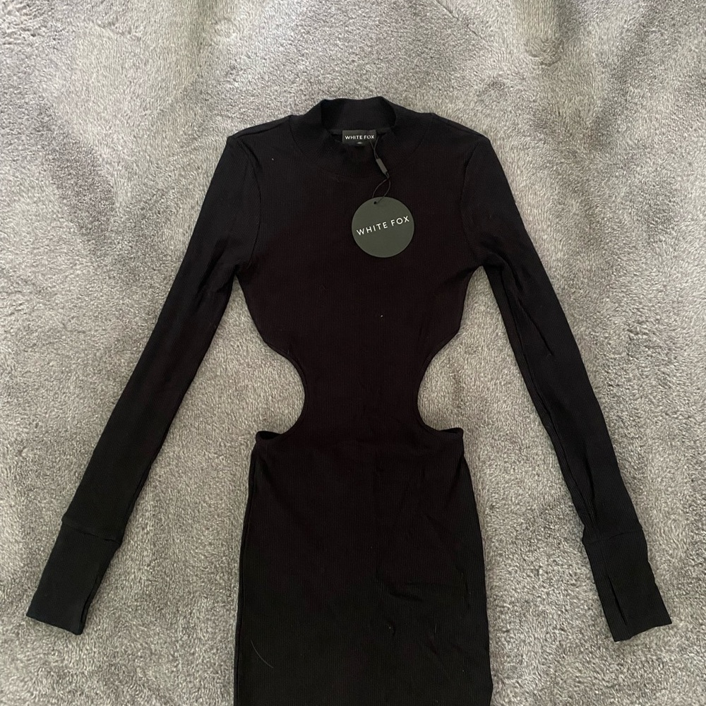 White Fox Boutique Black Backless Dress